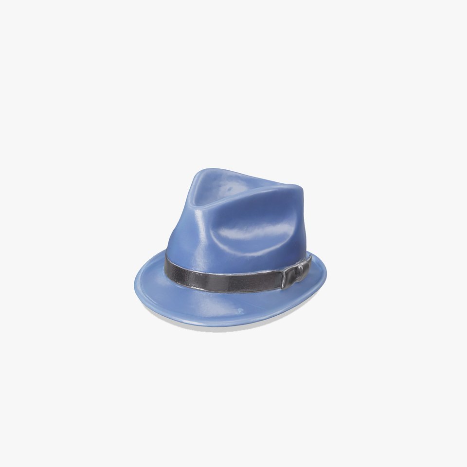Classic Fedora Hat with Satin Band D Model Pack